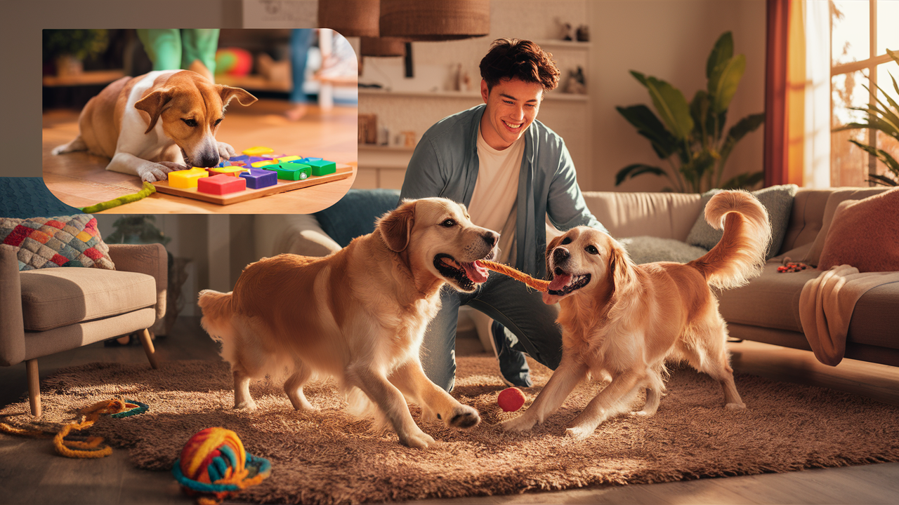 entdecken sie die besten spiele für drinnen mit hunden! von interaktiven aktivitäten bis hin zu herausfordernden rätseln - halten sie ihren vierbeinigen freund aktiv und glücklich, auch bei schlechtem wetter.