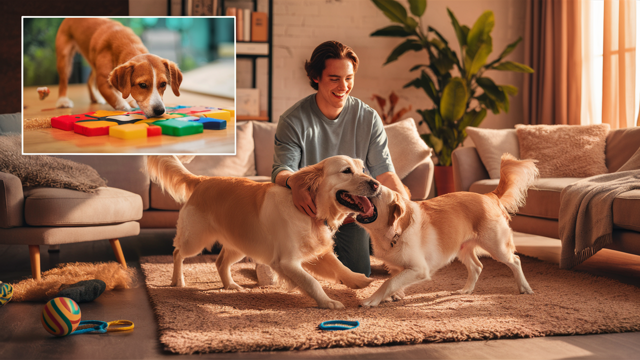 entdecken sie die besten spiele für drinnen mit hunden, um ihren pelzigen freund zu beschäftigen und seine energie zu fördern. von interaktiven rätseln bis hin zu lustigen versteckspielen – finden sie kreative ideen, die sowohl spaß machen als auch die bindung zu ihrem hund stärken.
