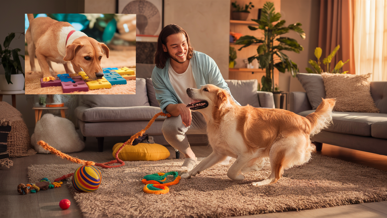 entdecken sie die besten spiele für drinnen, die sie mit ihrem hund genießen können! ideen zur förderung von bewegung und geist, um langeweile zu vermeiden und die bindung zu stärken.