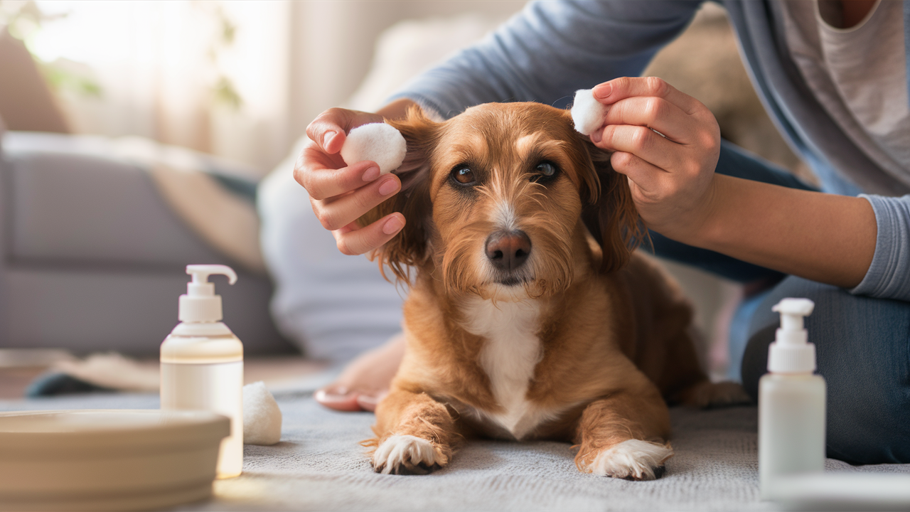 erfahren sie in unserem artikel, wie sie die ohren ihres hundes sicher und effektiv reinigen können. tipps zur richtigen pflege und produkte, die helfen, ohrenschmutz und unangenehme gerüche zu entfernen.